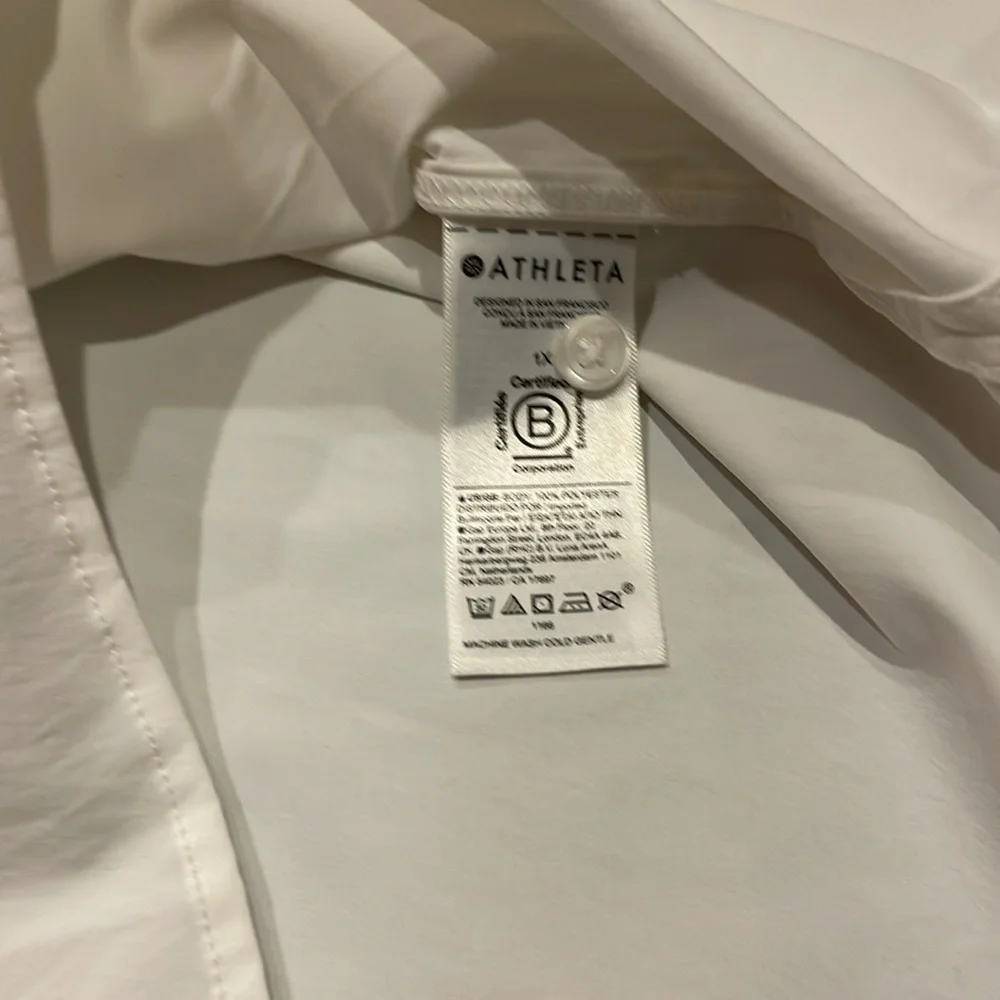 Athleta Poplin Blouse - Picture 7 of 8